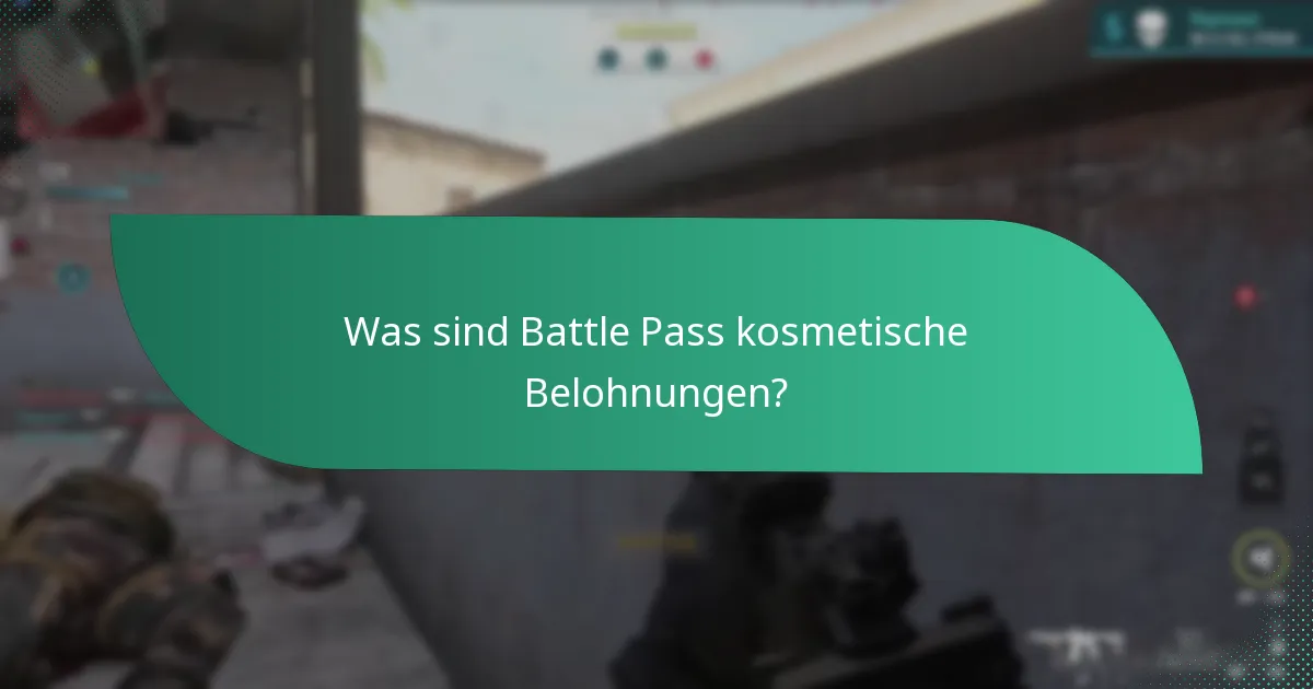 Wie schalten Spieler Battle Pass kosmetische Belohnungen frei?