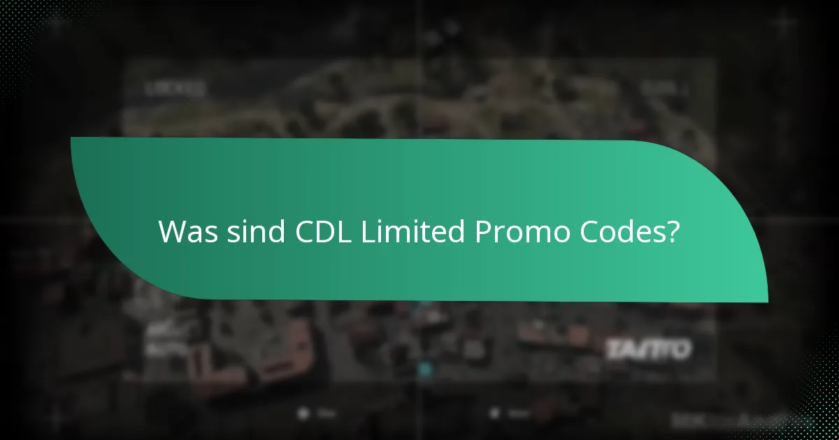 Was sind die Ablaufdaten für CDL Limited Promo Codes?