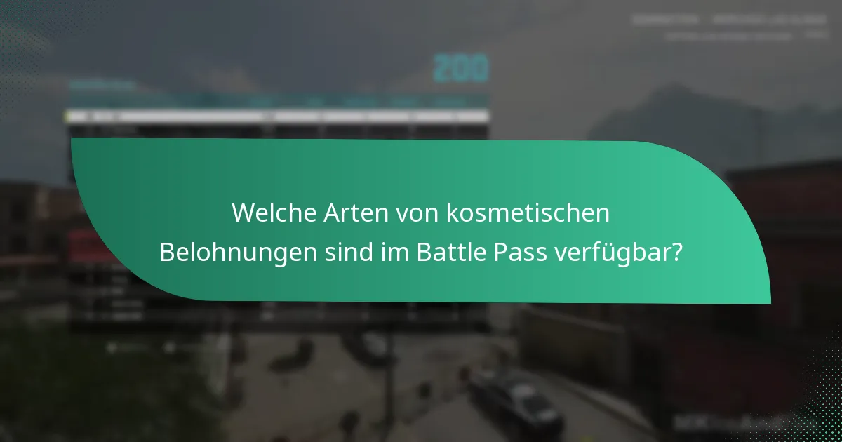 Was sind die visuellen Darstellungen von Battle Pass kosmetischen Belohnungen?